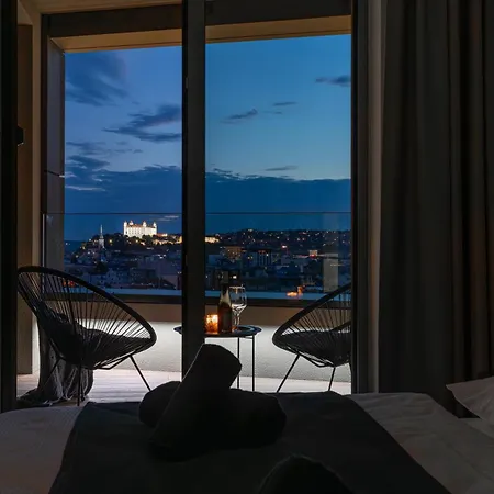 Panoramic Castle View Sky Park Bratislava