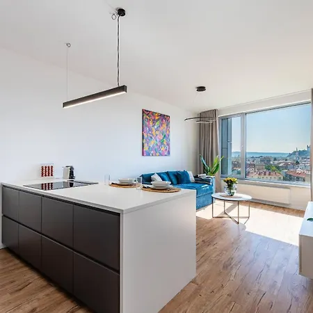 Panoramic Castle View Sky Park 公寓