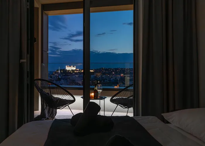 Panoramic Castle View Sky Park Bratislava